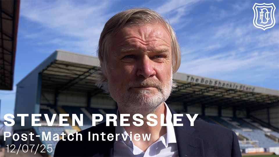 Steven Pressley | Airdrie Post-Match Interview | 12/07/25