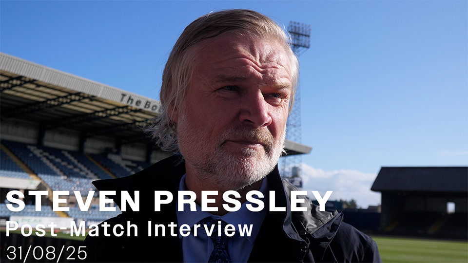 Steven Pressley | Dundee United Post-Match Interview | 31/08/25