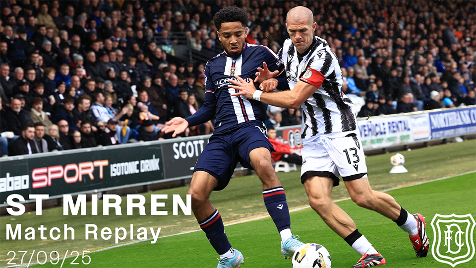 St Mirren v Dundee | William Hill Premiership | Match Replay | 27/09/25