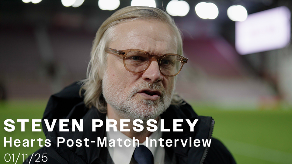 Steven Pressley | Hearts Post-Match Interview | 01/11/25