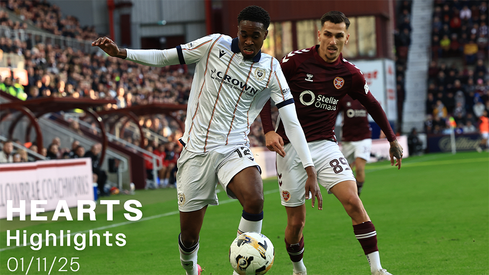 Hearts v Dundee | William Hill Premiership | Highlights | 01/11/25