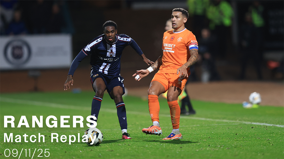 Dundee v Rangers | William Hill Premiership | Match Replay | 09/11/25