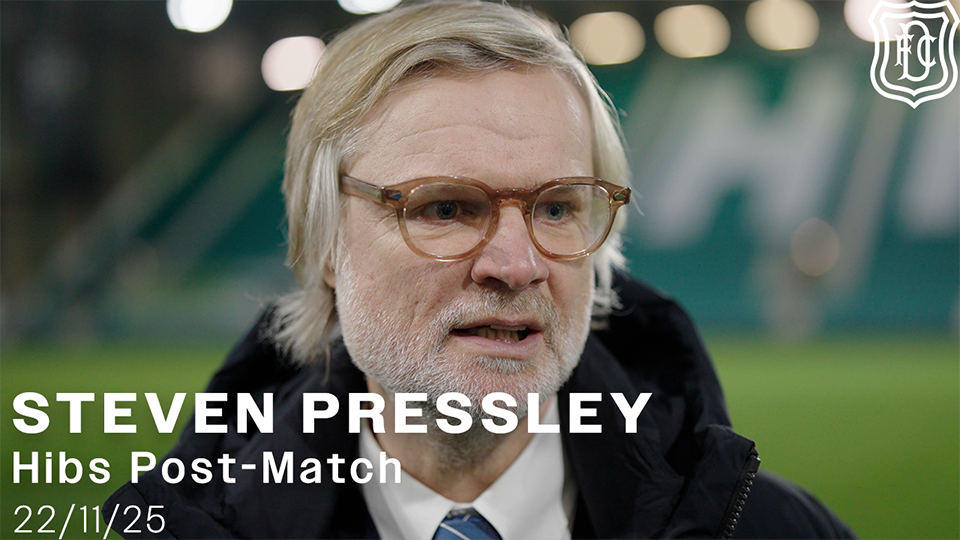 Steven Pressley | Hibs Post-Match Interview | 22/11/25
