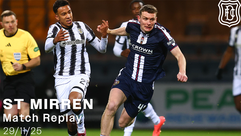 Dundee v St Mirren | William Hill Premiership | Match Replay | 29/11/25