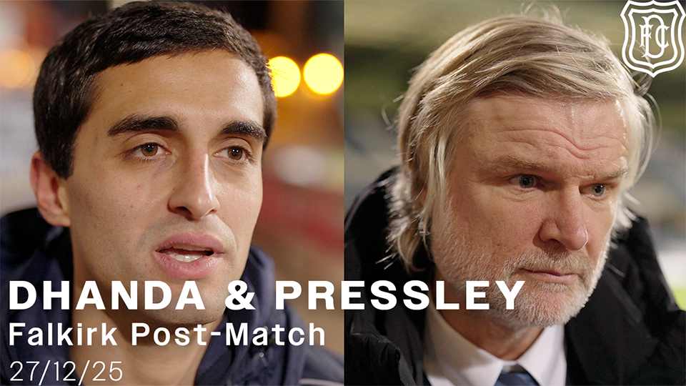 Yan Dhanda & Steven Pressley | Falkirk Post-Match Interview | 27/12/25