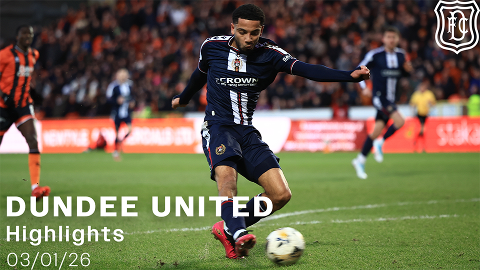 Dundee United v Dundee | William Hill Premiership | Highlights | 03/01/26