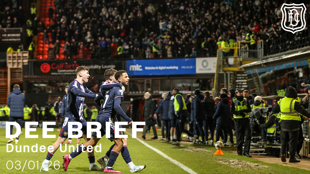 Hay's Finish Wins The Derby | Dee Brief | Dundee United | 03/01/26