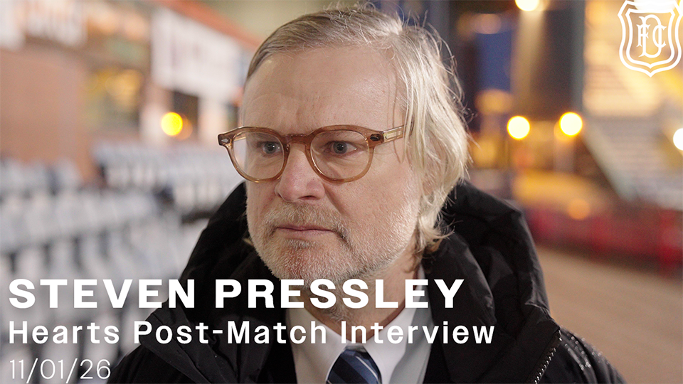 Steven Pressley | Hearts Post-Match Interview | 11/01/26
