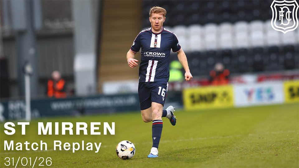 St Mirren v Dundee | William Hill Premiership | Match Replay | 31/01/26