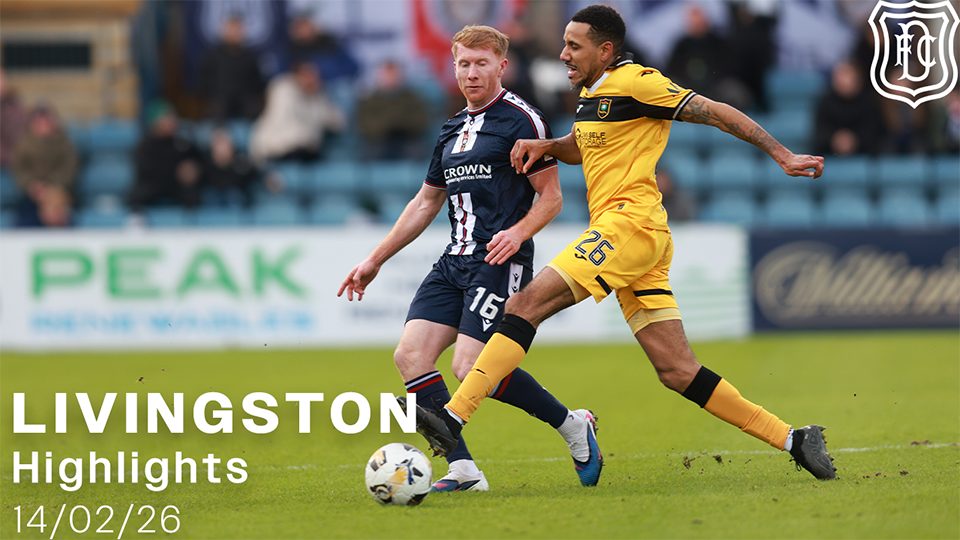 Dundee v Livingston | William Hill Premiership | Highlights | 14/02/26
