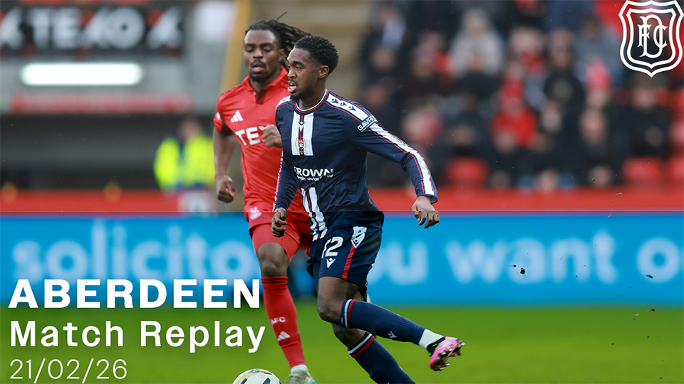 Aberdeen v Dundee | William Hill Premiership | Match Replay | 21/02/26