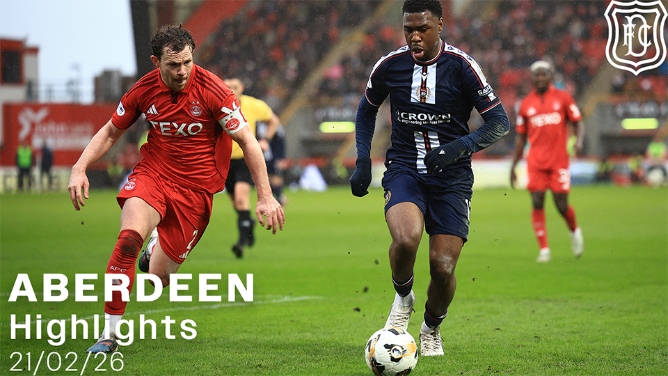 Aberdeen v Dundee | William Hill Premiership | Highlights | 21/02/26