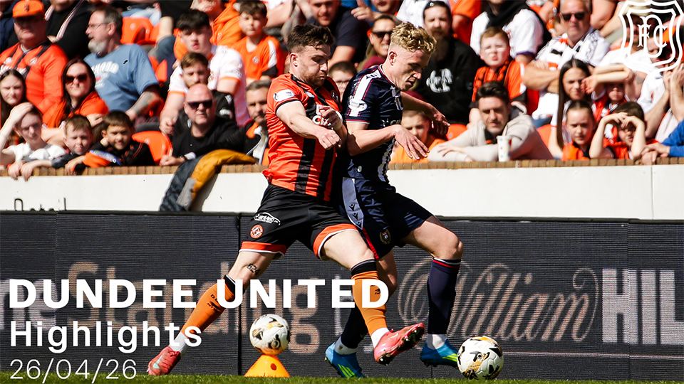 Dundee United v Dundee | William Hill Premiership | Highlights | 26/04/26